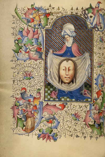 Santa Verónica mostrando el Sudario de Master of Guillebert de Mets